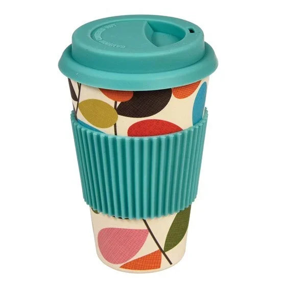 Vintage Ivy Bamboo Travel Mug