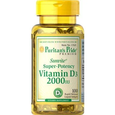 Vitamin D3 2000 ui 100 Kapseln PURITAN’S PRIDE