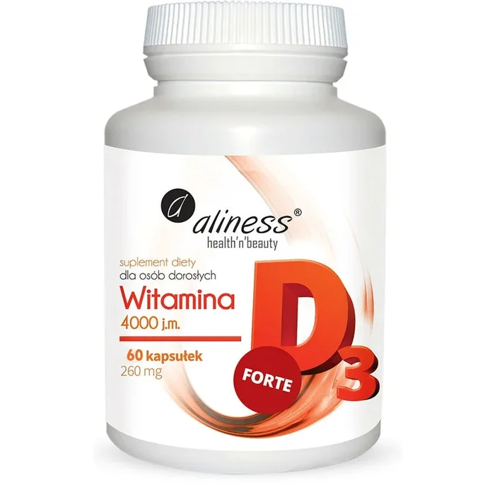 Vitamin D3 D – 3 FORTE 4000 IE 60 Kapseln ALINESS