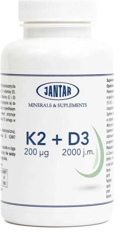 Vitamin K2 + D3 90 Kapseln – JANTAR