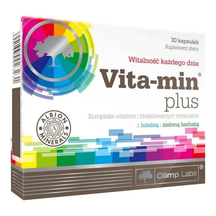 Vitamine und Mineralstoffe plus grüner Tee und Lutein vita – min plus 30 OLIMP LABS Kapseln