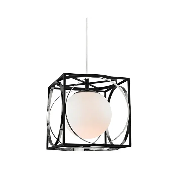 Wadsworth Pendant In Polished Nickel Color