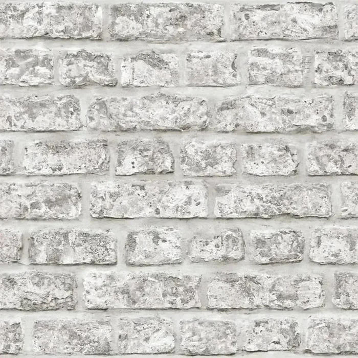 Wallpaper ‘Topchic Brick Wall’ in Dark Grey