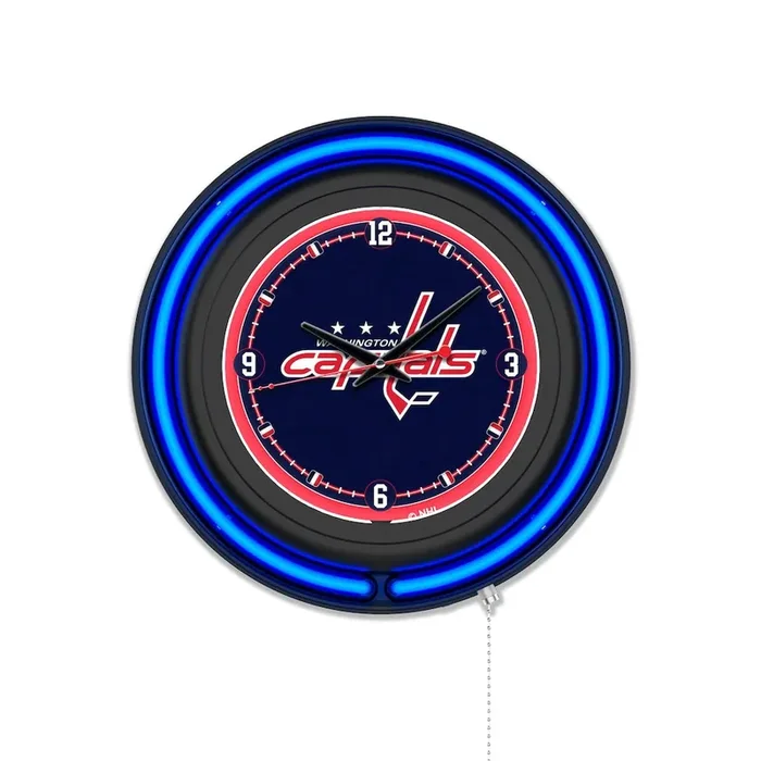 Washington Capitals 15″ Double Neon Wall Clock