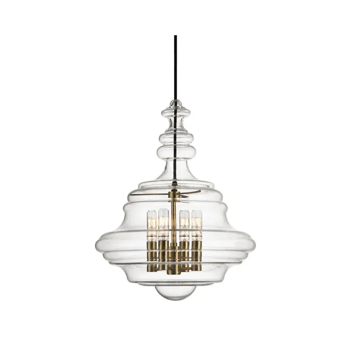 Washington Lantern In Aged Brass Color