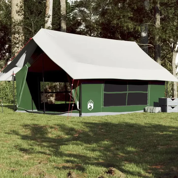 Waterproof Camping Tent in Green (5 persons)