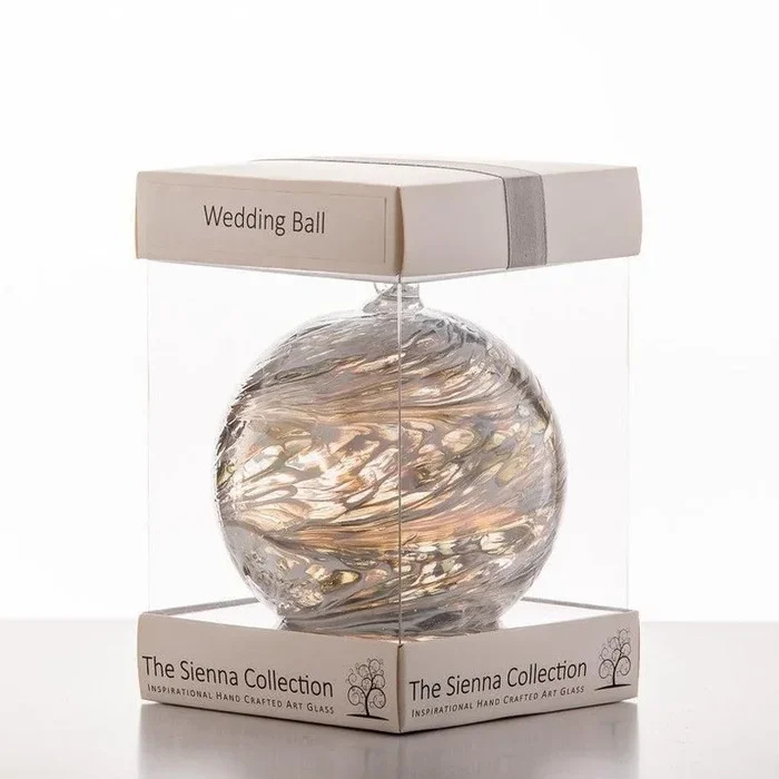 Wedding Gift Friendship Ball Pastel Silver