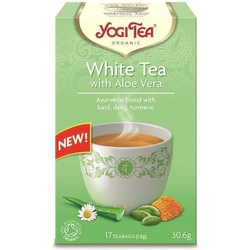 Weißer Tee mit Aloe BIO (17 x 18 g) 306 g – YOGI TEA