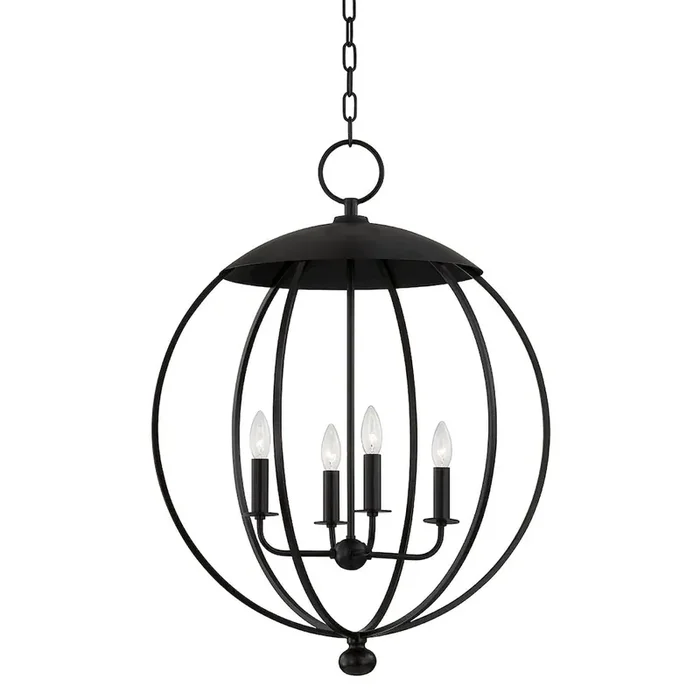 Wesley Lantern In Aged Iron Color