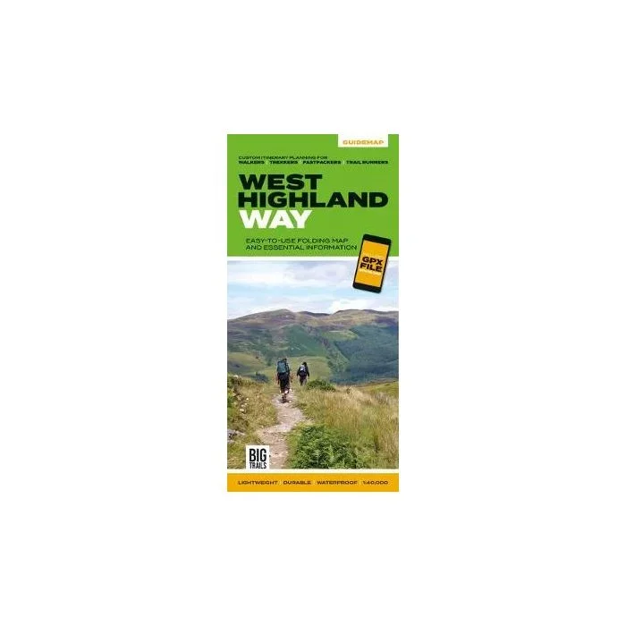 West Highland Way – Easy-to-use Folding Map and Essential Information