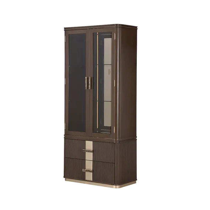West Kensington Display Cabinet – Medium Espresso