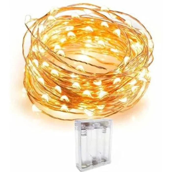 White Battery Operated Lights 10 pieces