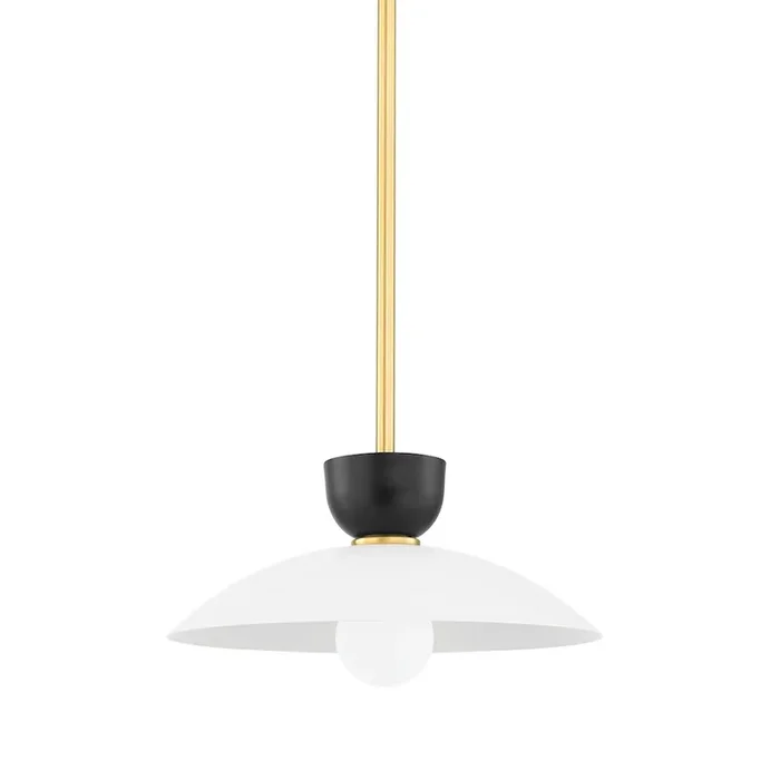 Whitley Pendant In Aged Brass Color