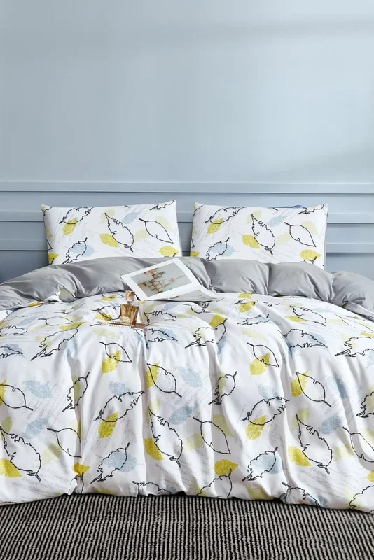 Willow Floral Printed Duvet Set