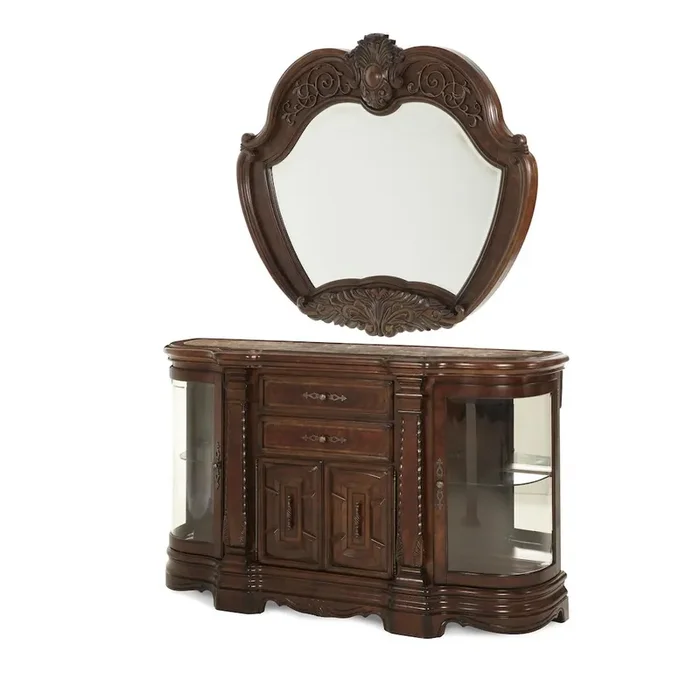 Windsor Court Sideboard with Mirror – Vintage Fruitwood
