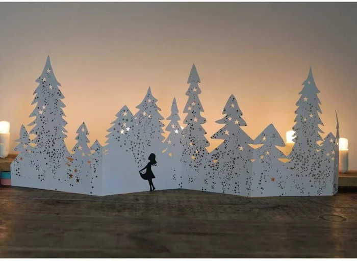 Winter Silhouettes Silver Trees
