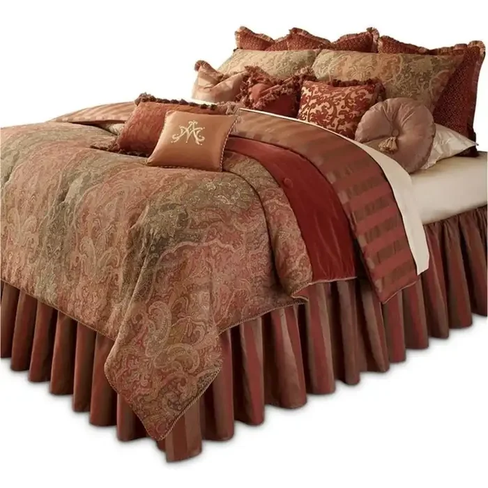 Woodside Park 13-Piece King Comforter Set – Spice