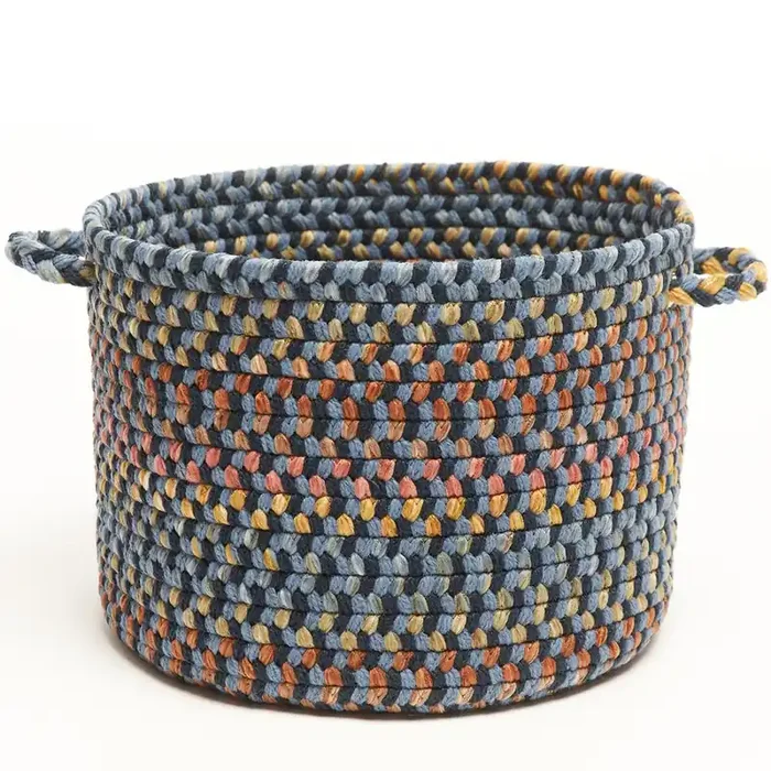 Woodstock Indigo Multicolor 18″ x 12″ Basket