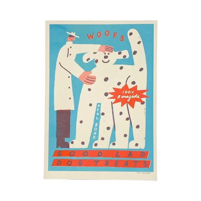 Woofs Good Lad Print