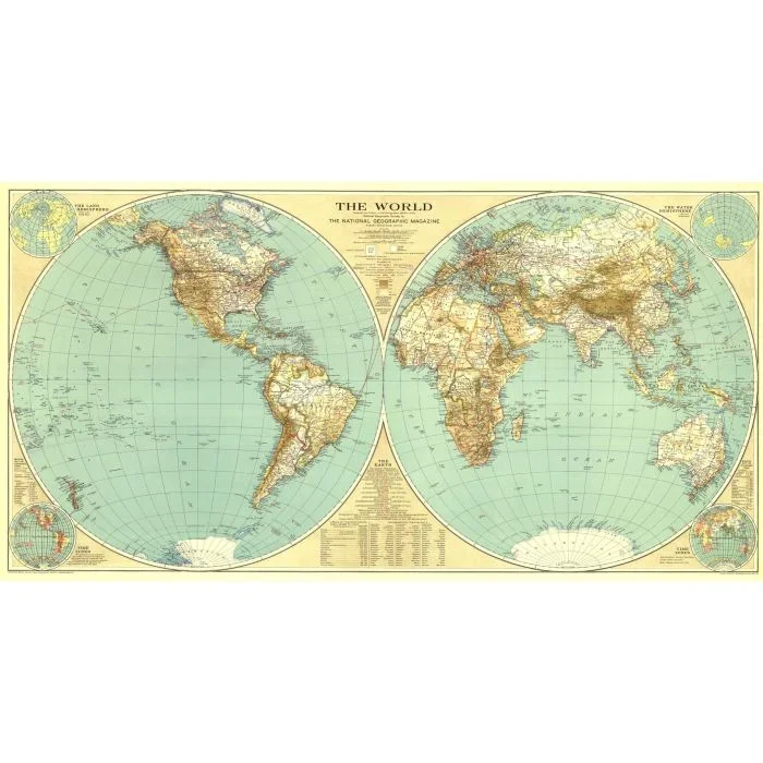 World – Published 1935 Map