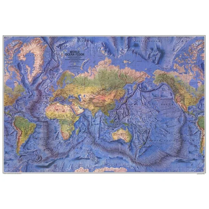 World Ocean Floor – Published 1981 Map
