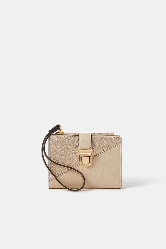 Wrist Strap Push Lock Purse