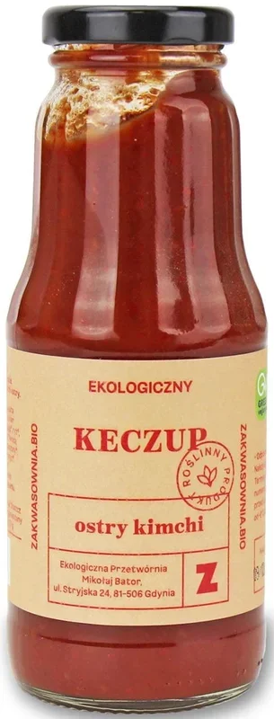 Würziger Ketchup mit Kimchi BIO 330 g – ORANGE