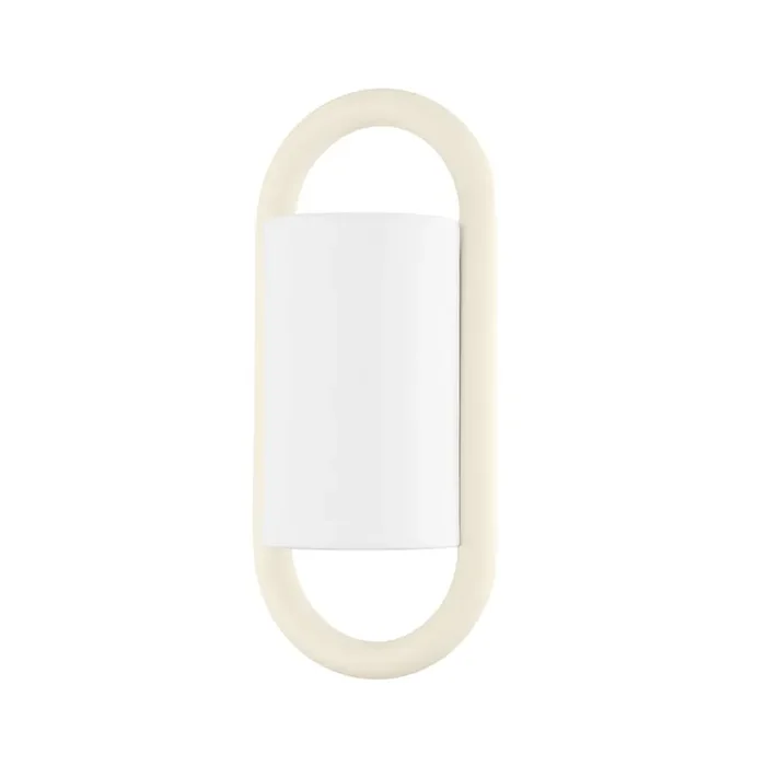 Wynter Wall Sconce In Textured Cream Color