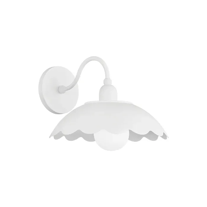 Yael Wall Sconce In Textured White Color