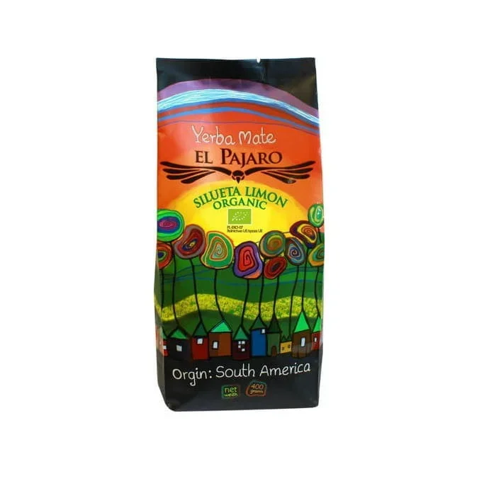 Yerba Mate silueta limon BIO 400 g – EL PAJARO