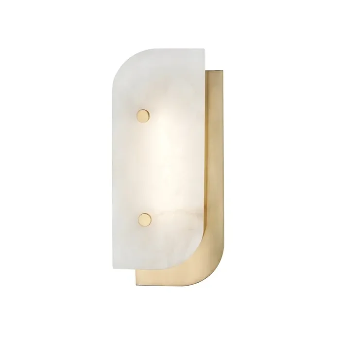 Yin & Yang Wall Sconce In Aged Brass Color