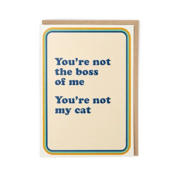 You’re Not My Cat Card