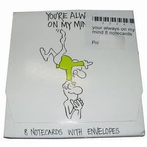Your Always on My Mind 8 Notelets with Envelopes