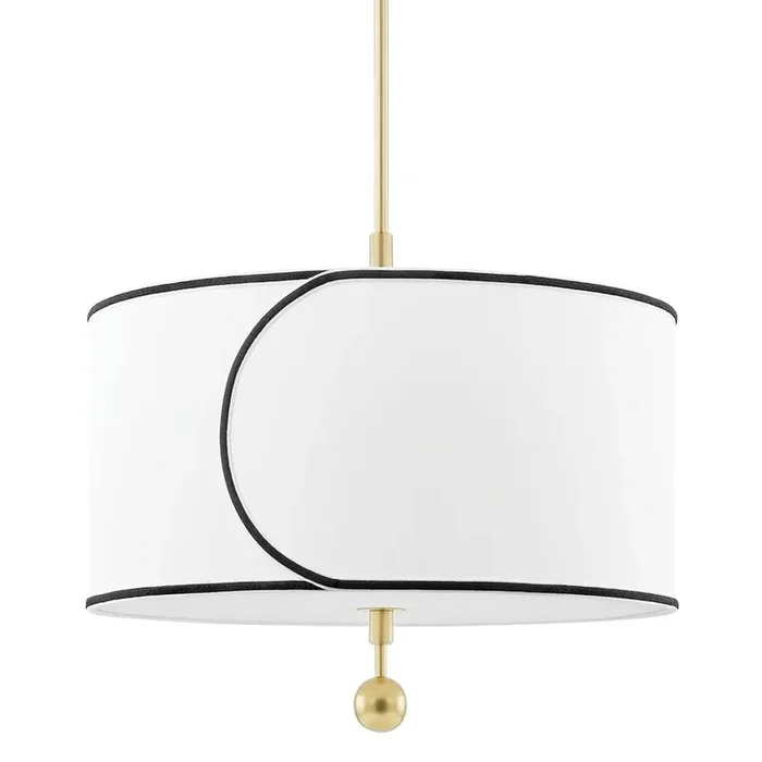 Zara Chandelier In Aged Brass Color