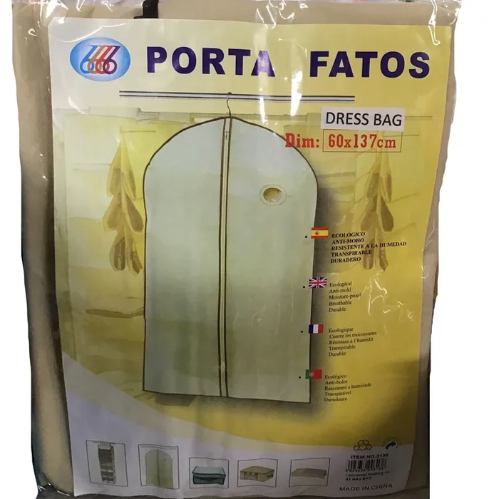 Zipped Suit Dress Protective Storage Cover Bag