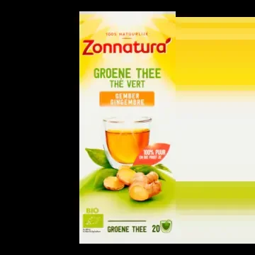 Zonnatura Organic green ginger tea