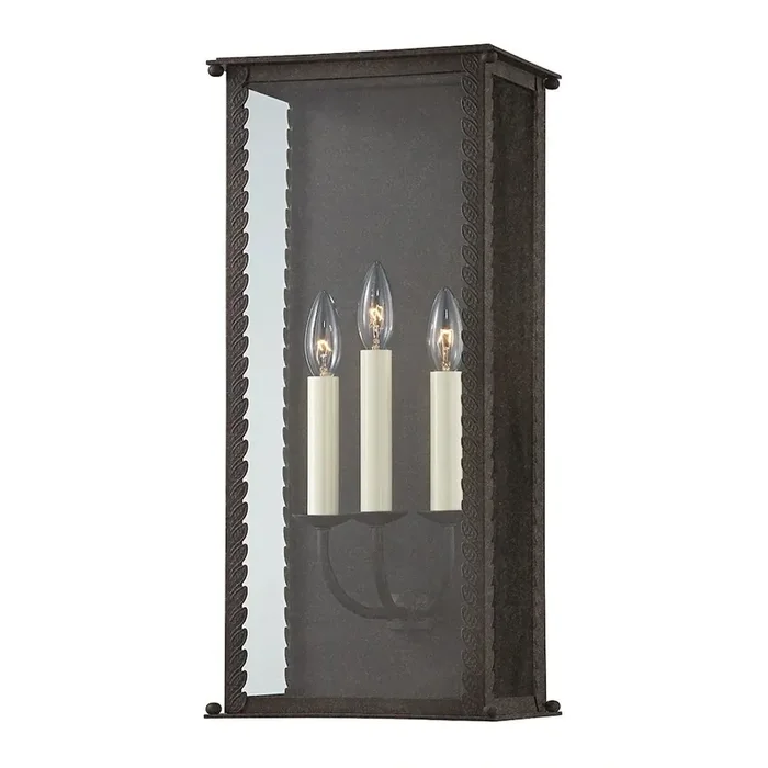 Zuma Wall Sconce In French Iron Color
